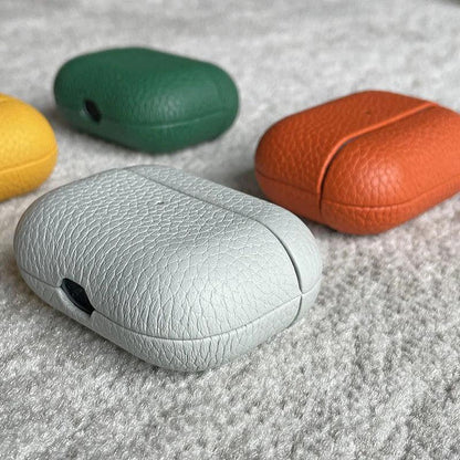 Luxury Lychee Skin Pattern Earphone Case For Airpods - Vélanoworld