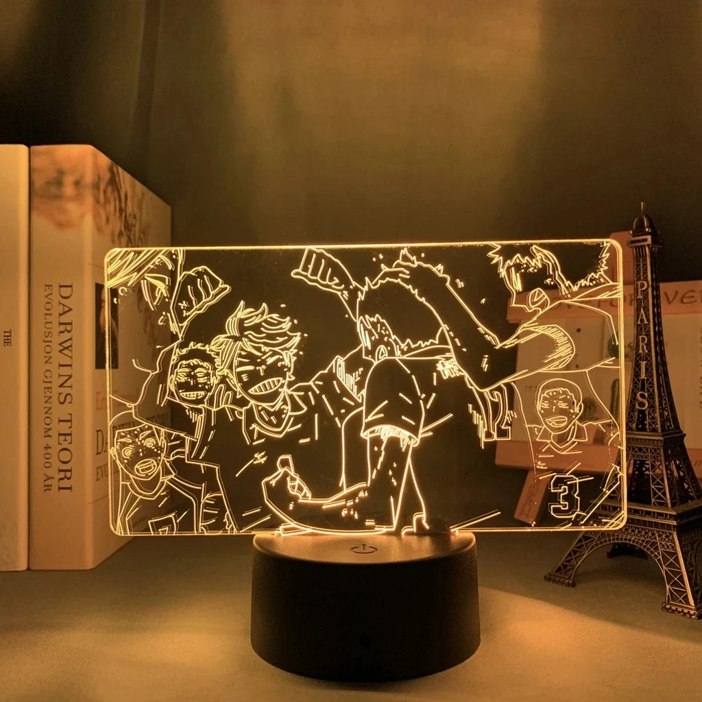 Haikyuu!! Anime 3D LED Night Light