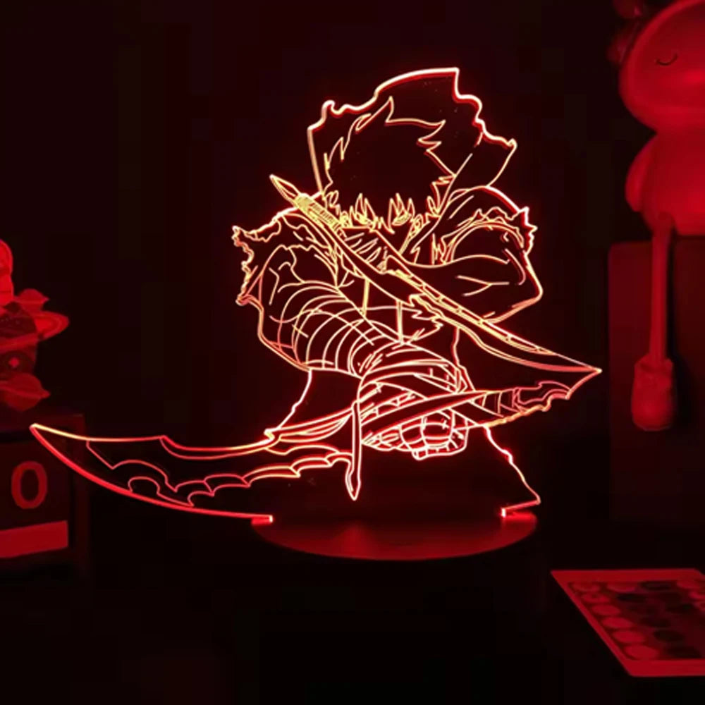 Solo Leveling Anime 3D LED Night Light