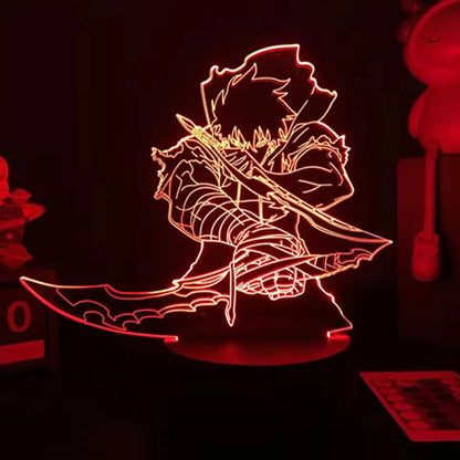 Solo Leveling Anime 3D LED Night Light