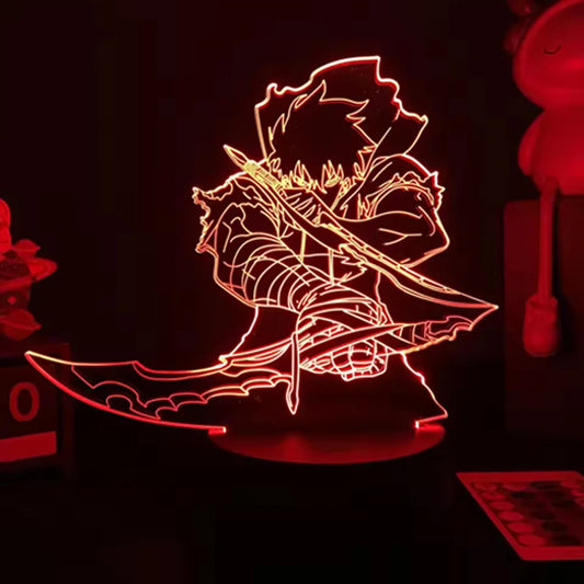 Solo Leveling Anime 3D LED Night Light