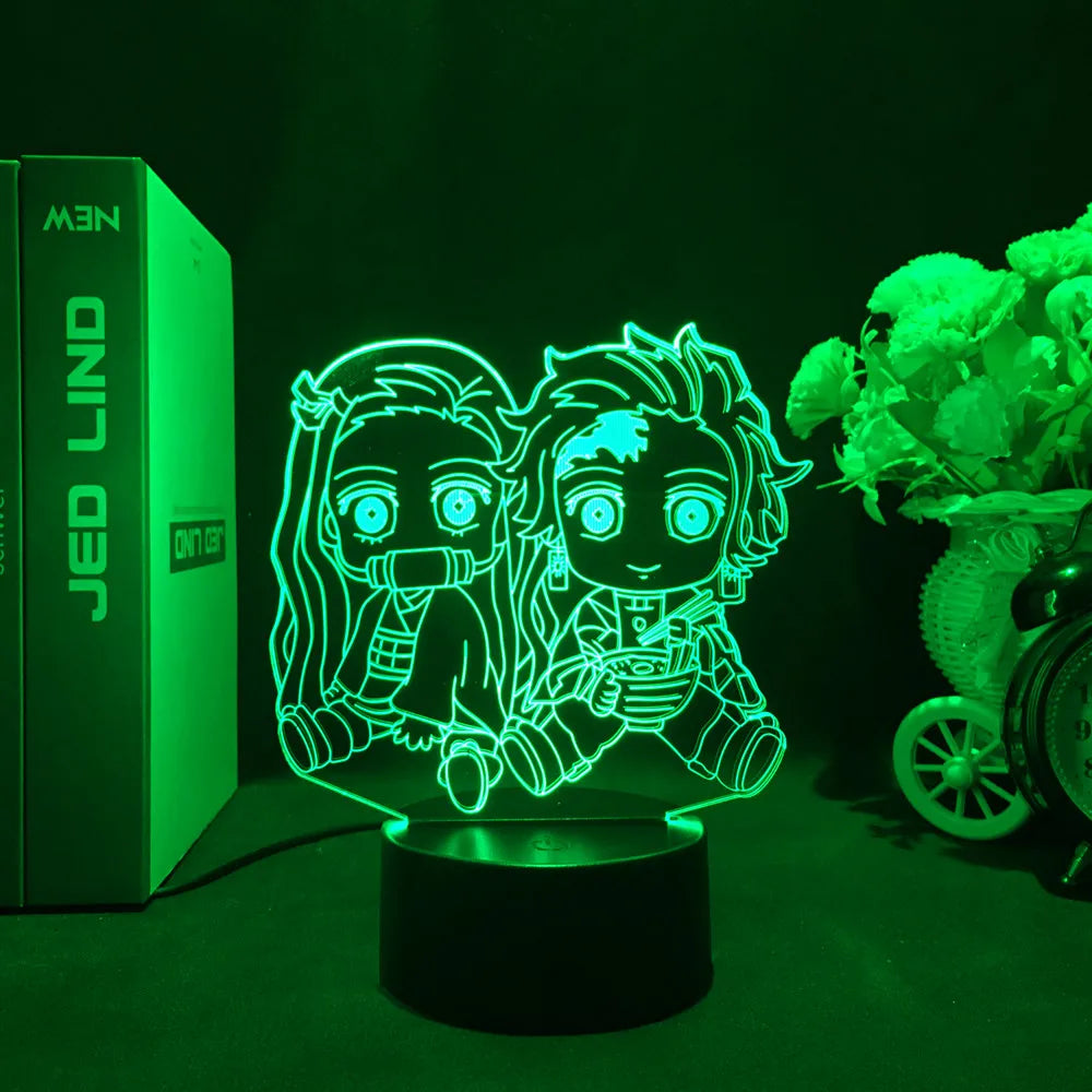 Demon Slayer 3D LED Anime Lamp