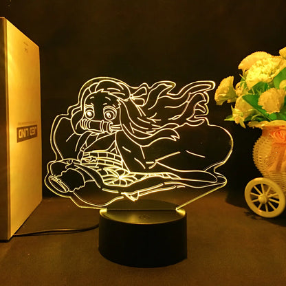 Demon Slayer Anime 3D LED Night Lamp