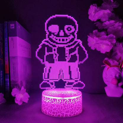 Undertale 3D LED Night Light