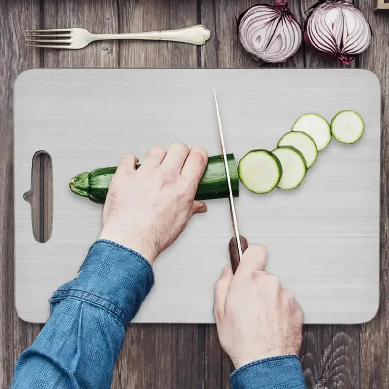Titanium Stainless Steel Cutting Board - Vélanoworld
