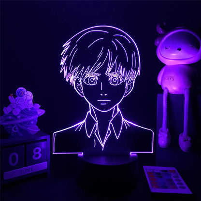 Attack on Titan 3D LED Anime Lamp