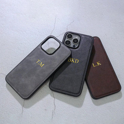 Personalised Leather Engraved iPhone Case - Vélanoworld