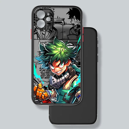 My Hero Academia Cool Frosted Translucent Phone Case