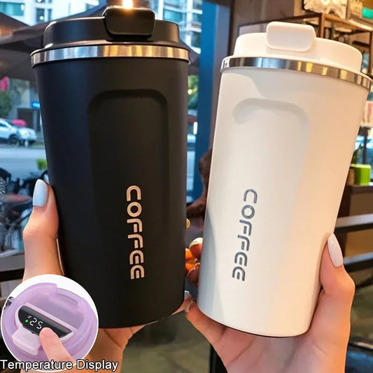 Smart Temperature Display Coffee Tumbler