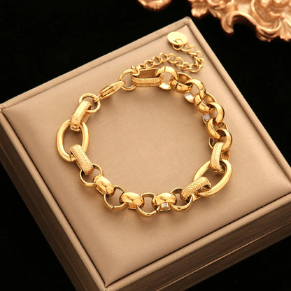 Stainless Steel Chain Link Bracelets