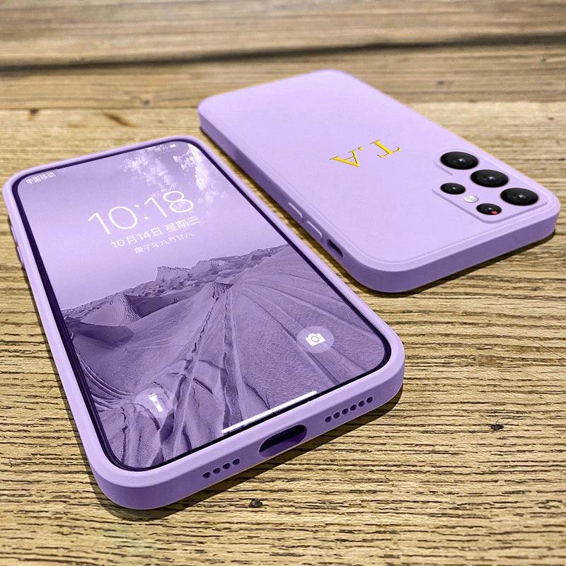 Personalised Liquid Silicone Case for Samsung Galaxy - Vélanoworld