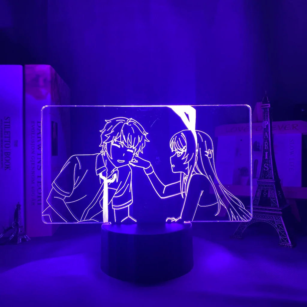 Bunny Girl Senpai Anime 3D LED Night Light