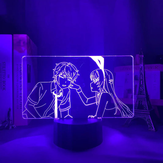 Bunny Girl Senpai Anime 3D LED Night Light