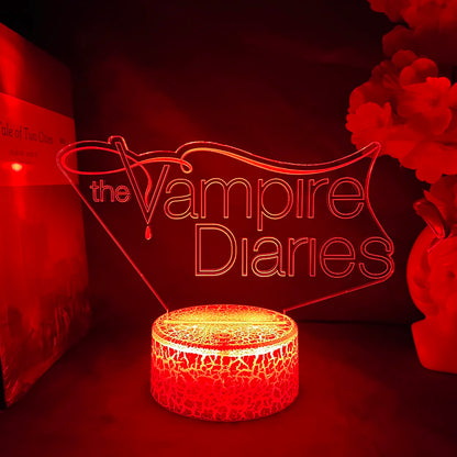 The Vampire Diaries 3D LED Night Light