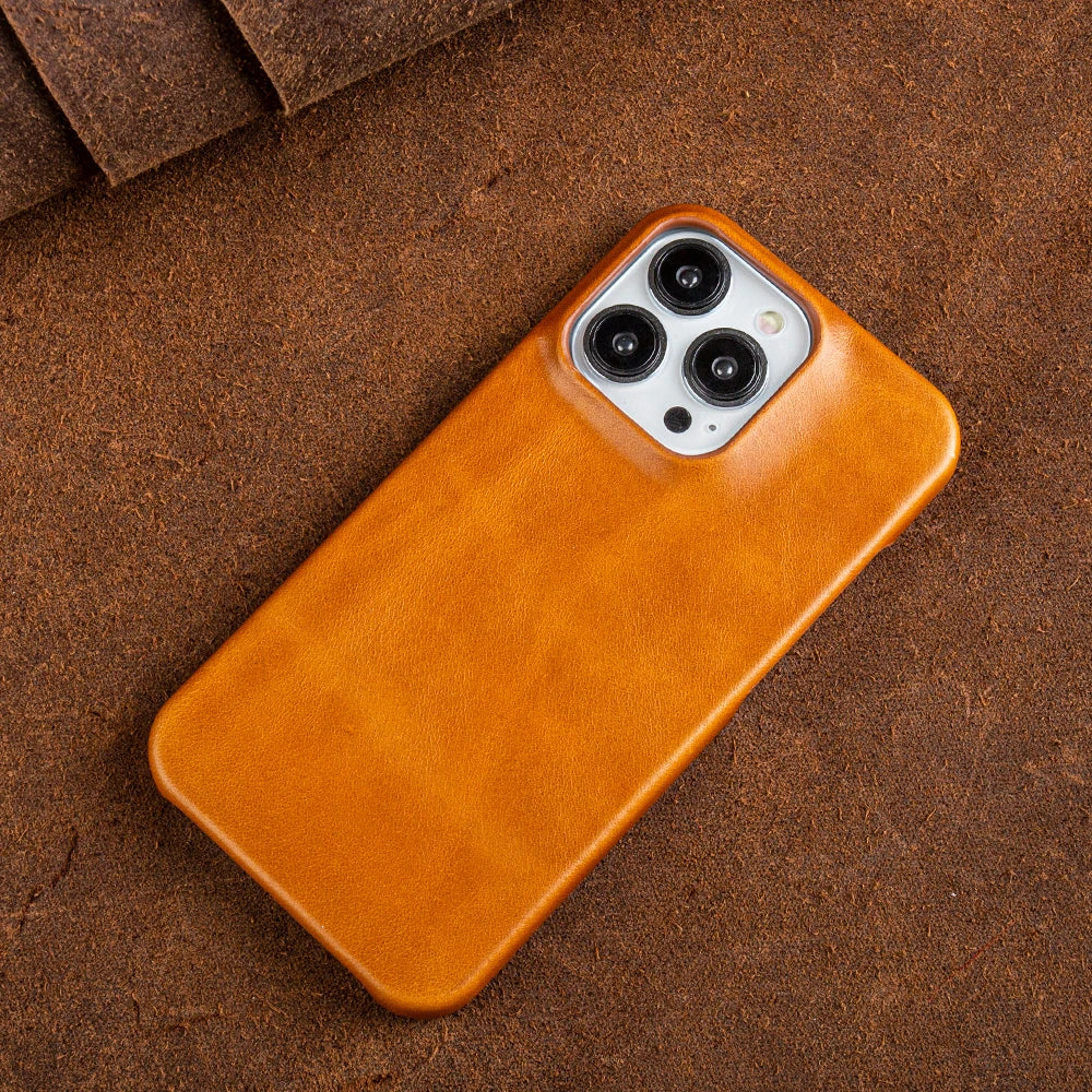 Luxury Genuine Leather iPhone Case - Vélanoworld