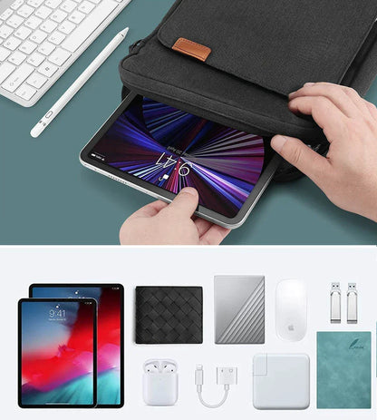 Shoulder Laptop Bag for MacBook Air M1/M2 & iPad Pro