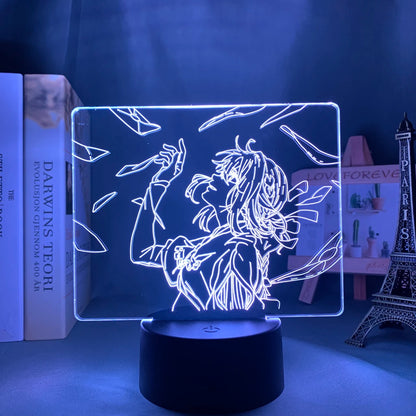 Violet Evergarden 3D LED Anime Night Light