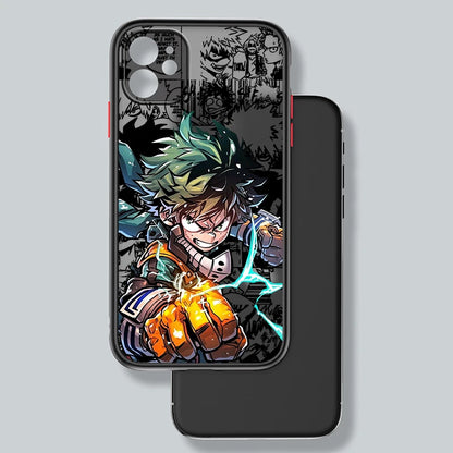 My Hero Academia Cool Frosted Translucent Phone Case