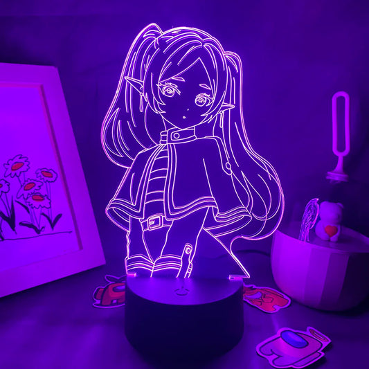 Frieren Anime 3D LED Night Light