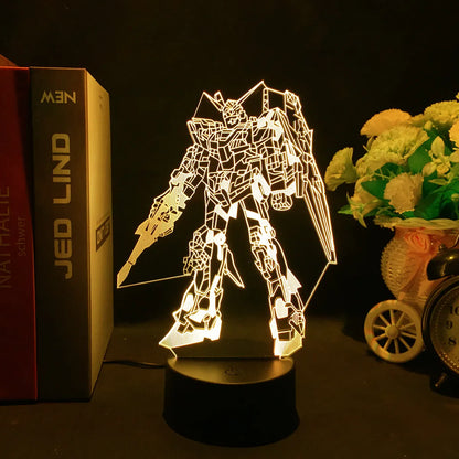 Mobile Suit Gundam Anime 3D LED Night Light
