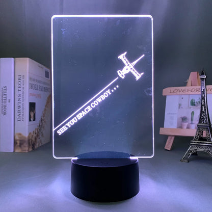 Cowboy Bebop Anime 3D LED Night Light