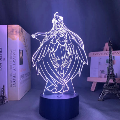 Overlord Anime 3D LED Night Light