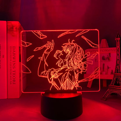 Violet Evergarden 3D LED Anime Night Light