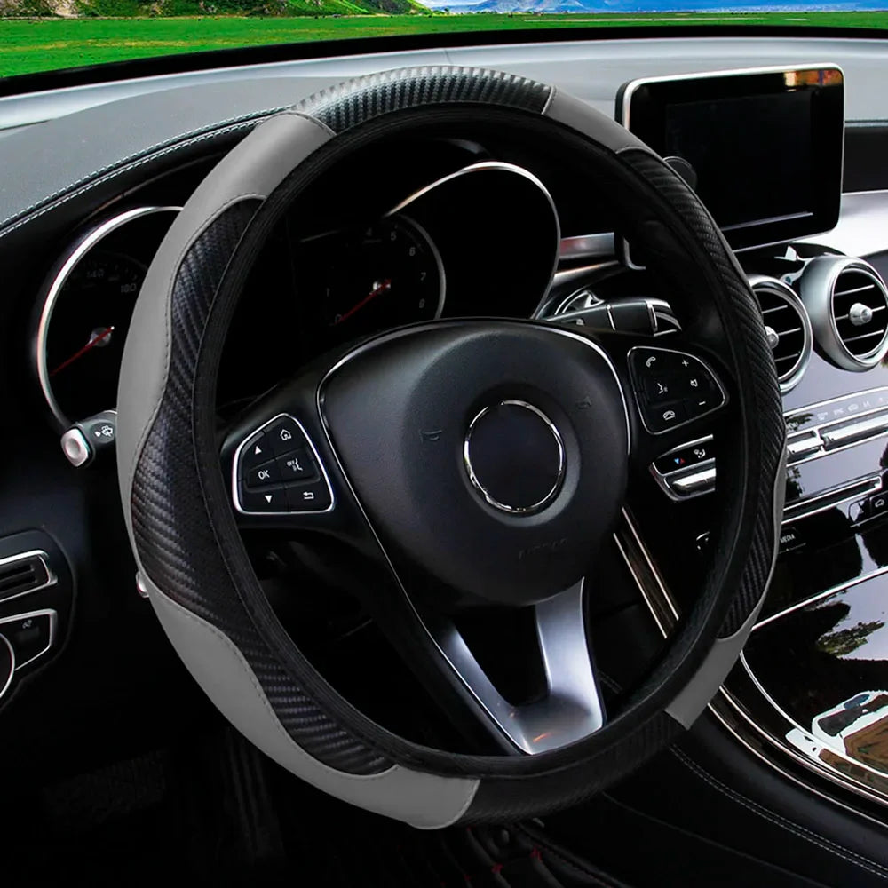 Carbon Fibre Steering Wheel Cover
