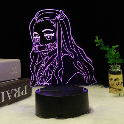 Demon Slayer Anime 3D LED Night Light