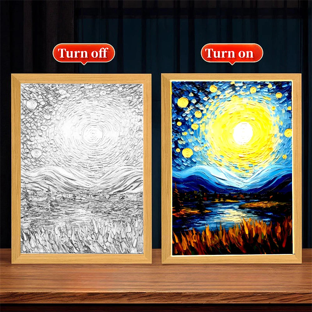 Van Gogh Starry Sky LED Light Painting