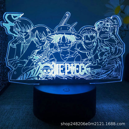 One Piece Anime 3D LED Night Light