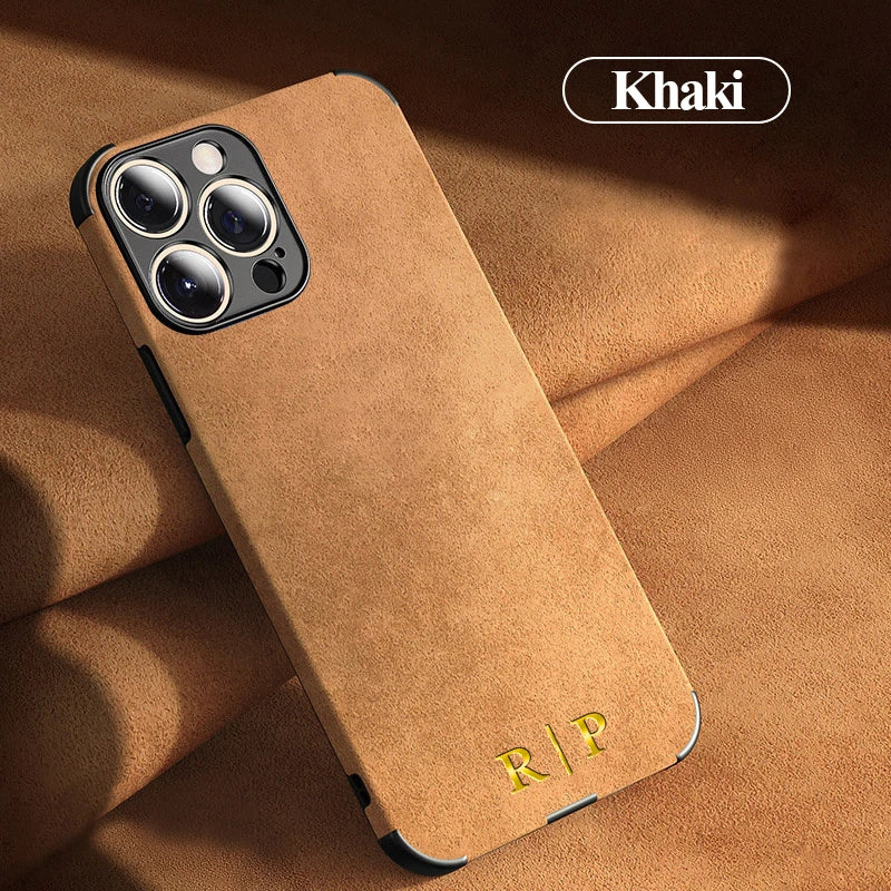 Lambskin Leather Luxury iPhone Case - Vélanoworld