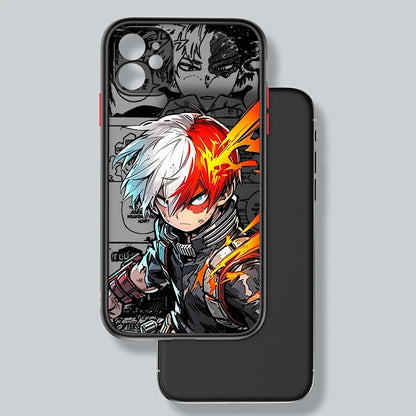 My Hero Academia Cool Frosted Translucent Phone Case