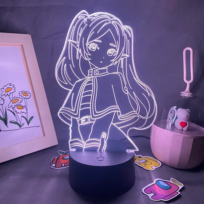 Frieren Anime 3D LED Night Light