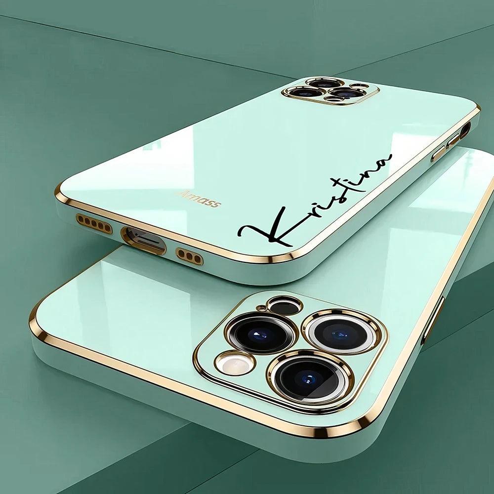 Luxury Silicone Name Case for iPhone - Vélanoworld