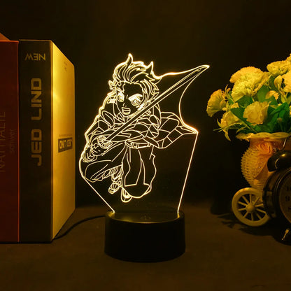 Demon Slayer Anime 3D LED Night Lamp
