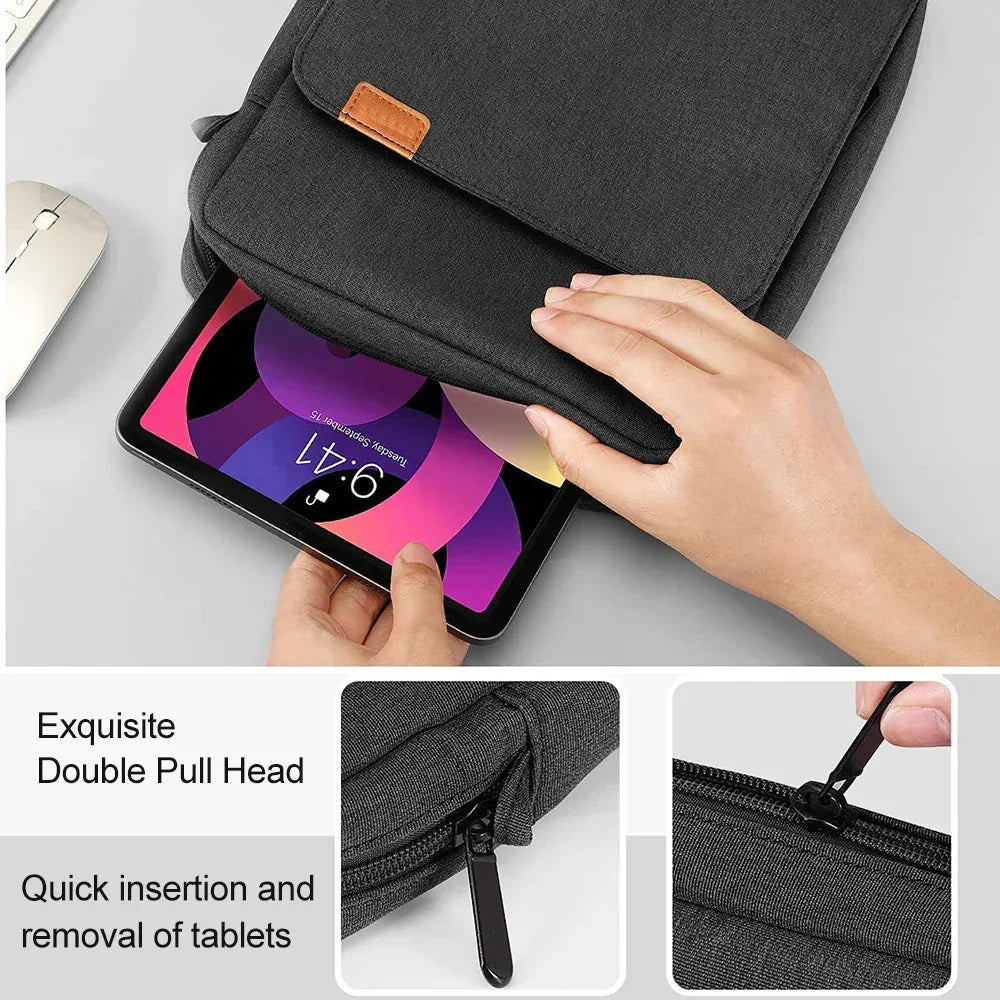 Shoulder Laptop Bag for MacBook Air M1/M2 & iPad Pro
