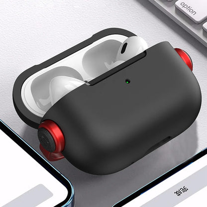 Headphone-Wearing AirPod Case