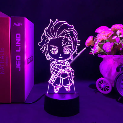 Demon Slayer 3D LED Anime Lamp