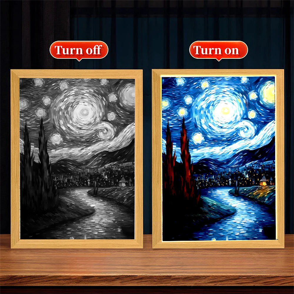 Van Gogh Starry Sky LED Light Painting