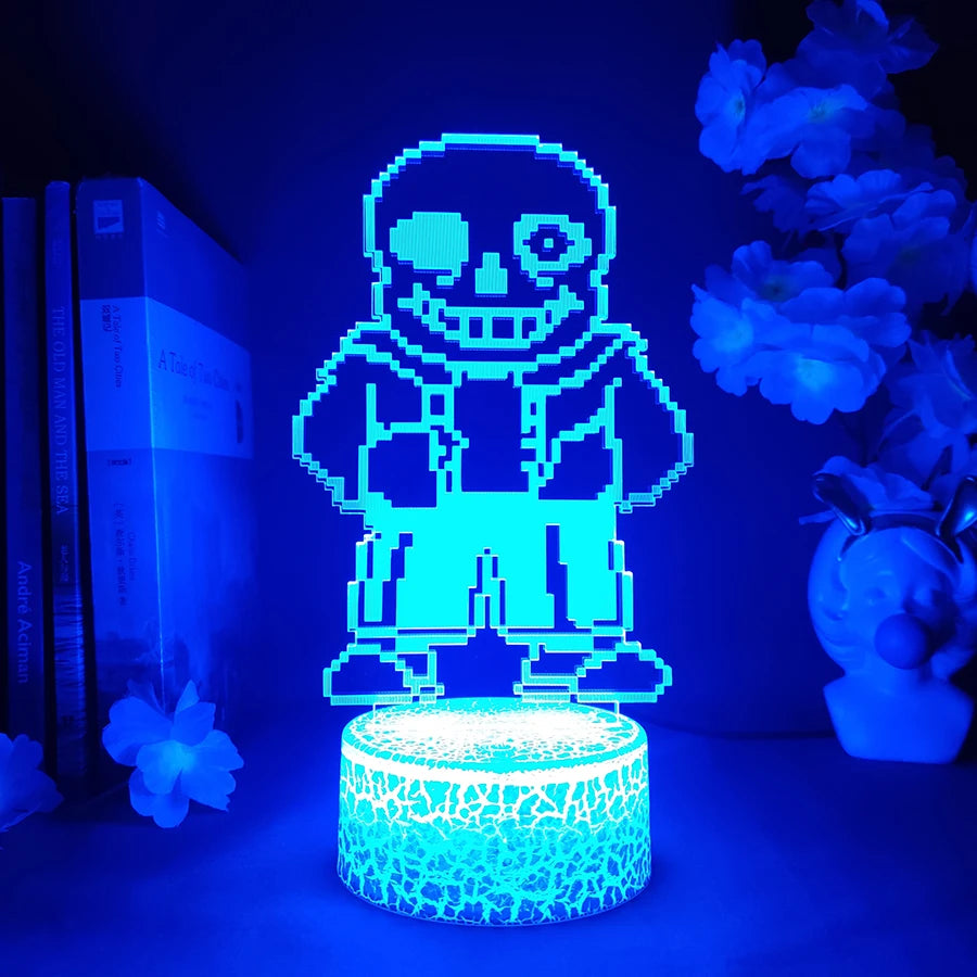 Undertale 3D LED Night Light