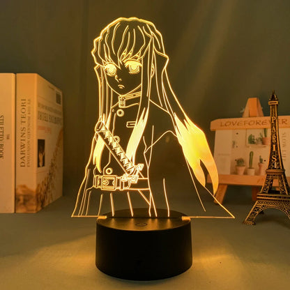 Demon Slayer 3D LED Anime Lamp