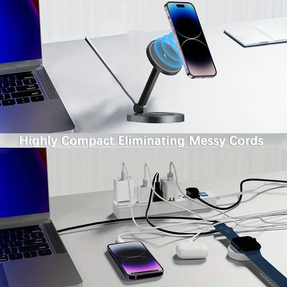 3-in-1 Magnetic Wireless Charger Stand