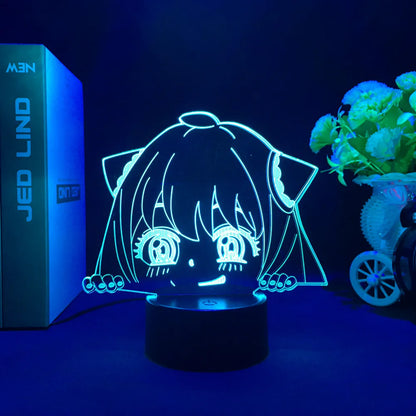 Spy X Family Anime 3D LED Night Light