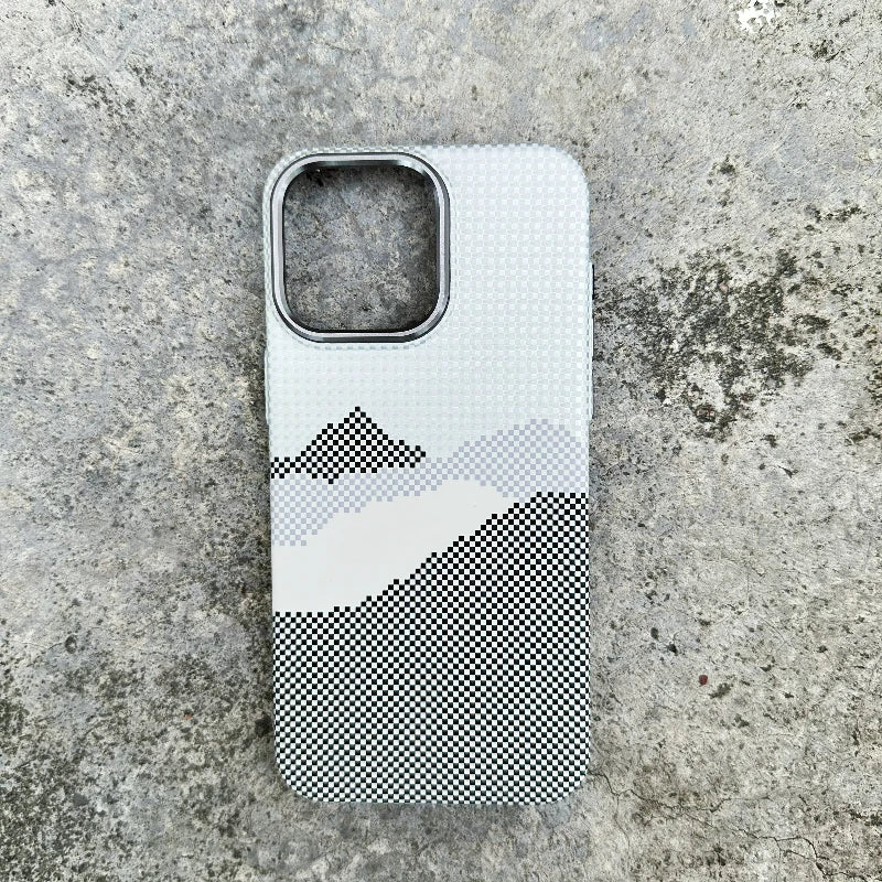 Luminous Pixels Landscape Relief MagSafe Case