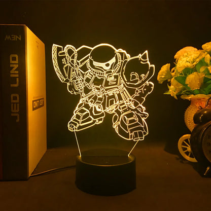 Mobile Suit Gundam Anime 3D LED Night Light