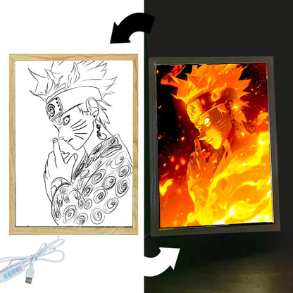 Naruto Anime LED Photo Frame Night Light