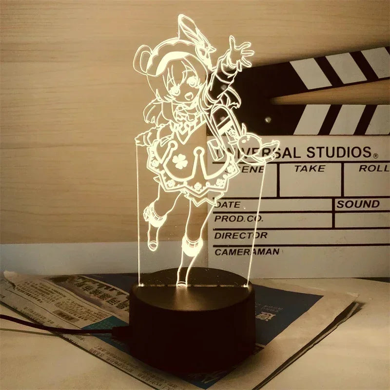 Genshin Impact Anime 3D LED Night Light