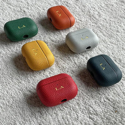 Luxury Lychee Skin Pattern Earphone Case For Airpods - Vélanoworld