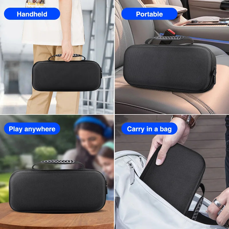 EVA Portable Carrying Case with Tempered Glass Screen Protector for PS5 Portal Console